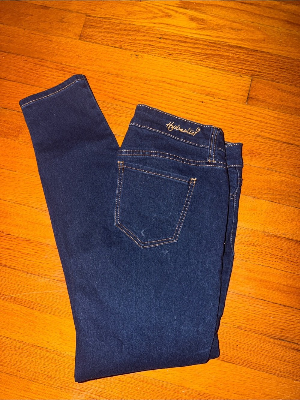 High-Rise Dark Blue Women’s Jeans Hydraulic size 9/10